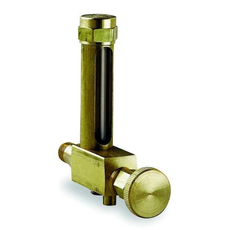 Vented Oil Gauges, 5.92 in H, Brass, NPTF MPN:G901-4
