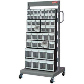 Shuter Flip Out Bin Mobile Cart with 46 Flip Out Bins 1010021