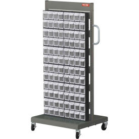 Shuter 1010543 Flip Out Bin Mobile Parts Cart - Double Sided with 192 Bins 1010543