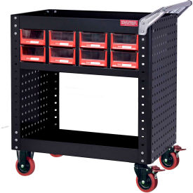 Shuter® Steel Utility Cart w/Adjustable Shelf 800 lb. Cap 33-1/2