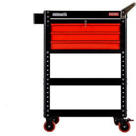 Shuter® Tool Cart w/ 3 Modular Drawers & 2 Shelves 800 lb. Capacity 22