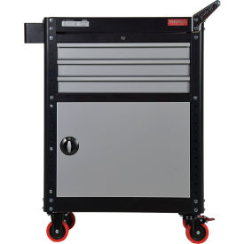 Shuter® Tool Cart 3 Modular Drawers w/ Locking Cabinet 800 lb. Cap. 22