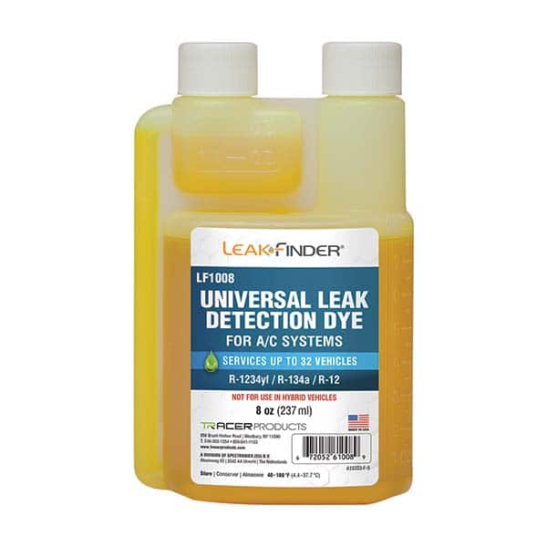Automotive Leak Detection Dyes, Applications: Refrigeration, Refrigeration , Container Size: 8 oz., 8  MPN:LF1008