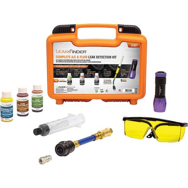 Automotive Leak Detection Kits, Application: A/C Systems , Detection Type: UV , Includes: Injector,UV Lamp MPN:LF021