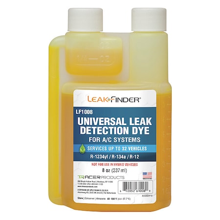 UV Leak Detection Dye, 8 oz. Size MPN:LF1008