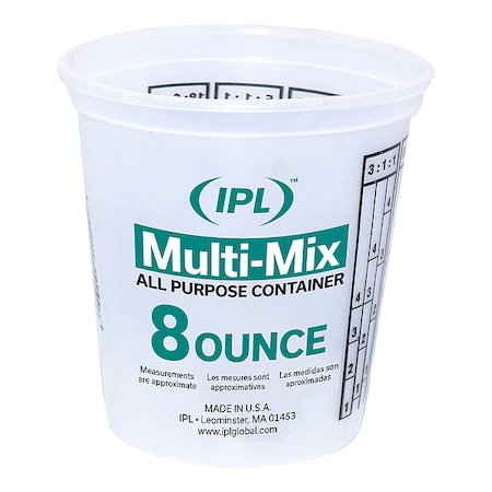 Paint Mix and Measure Container, Cap. 8oz MPN:1000873