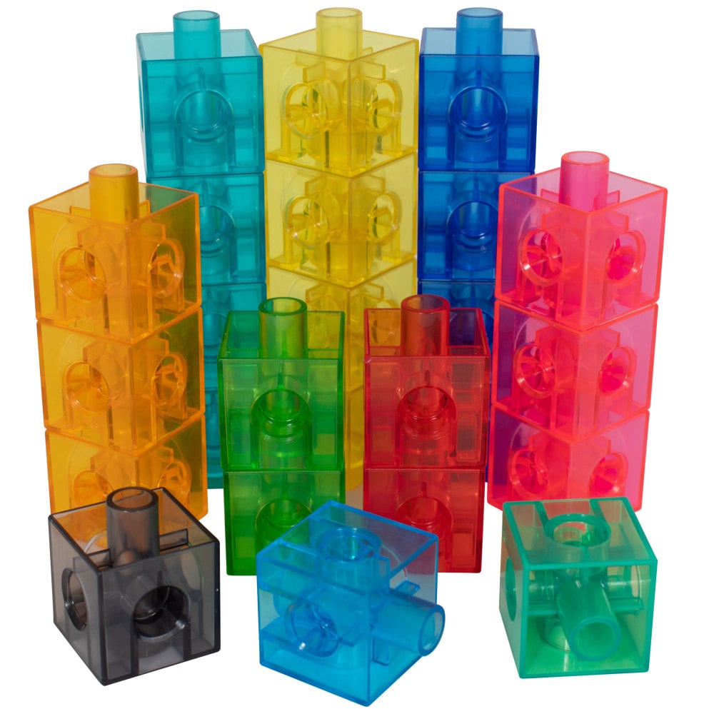 Edx Education edxeducation Translucent Linking Cubes, Set Of 100, 0.8 Inch MPN:CTU12024