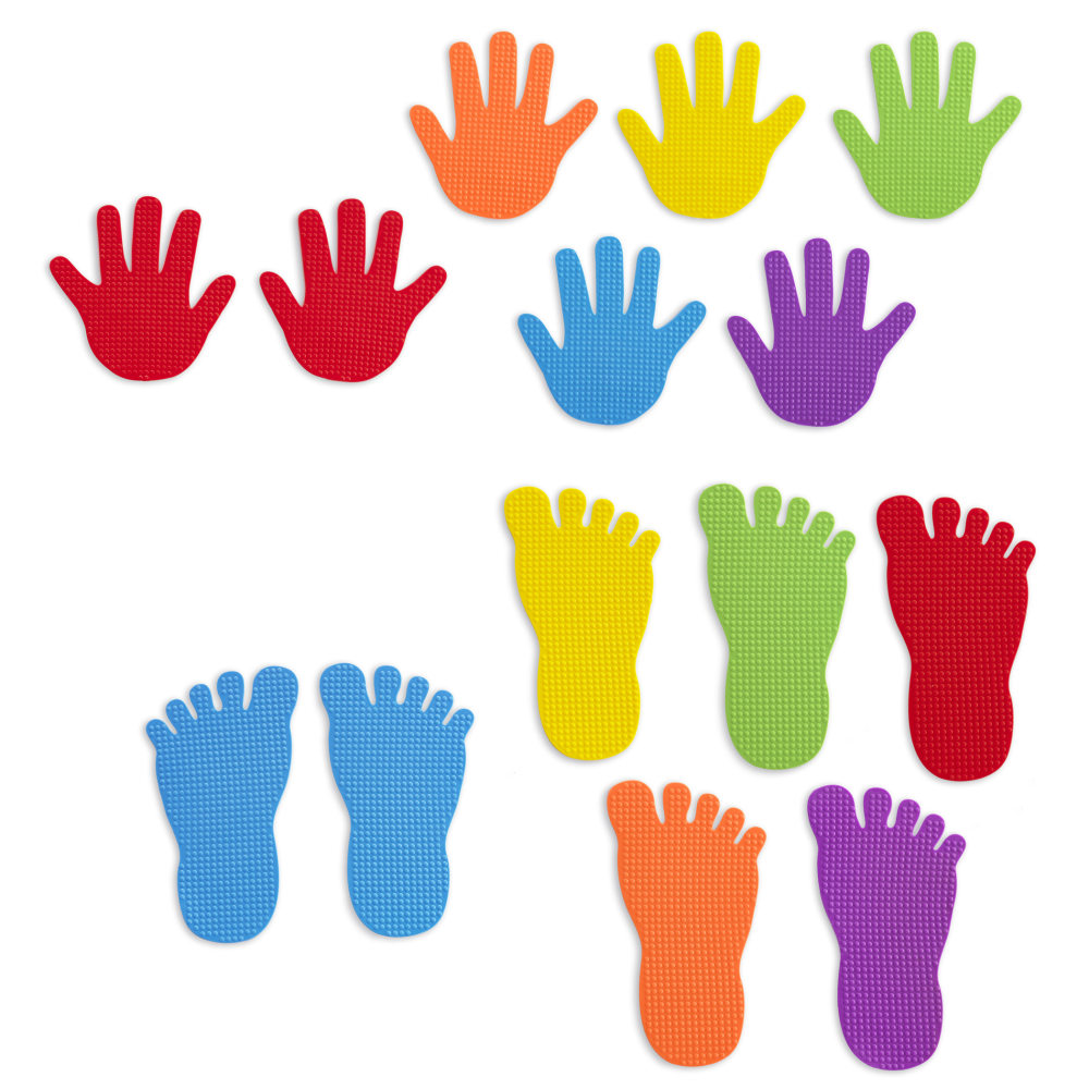 Edx Education Hand and Foot Marks 26-Piece Set, Assorted Colors MPN:CTU63525