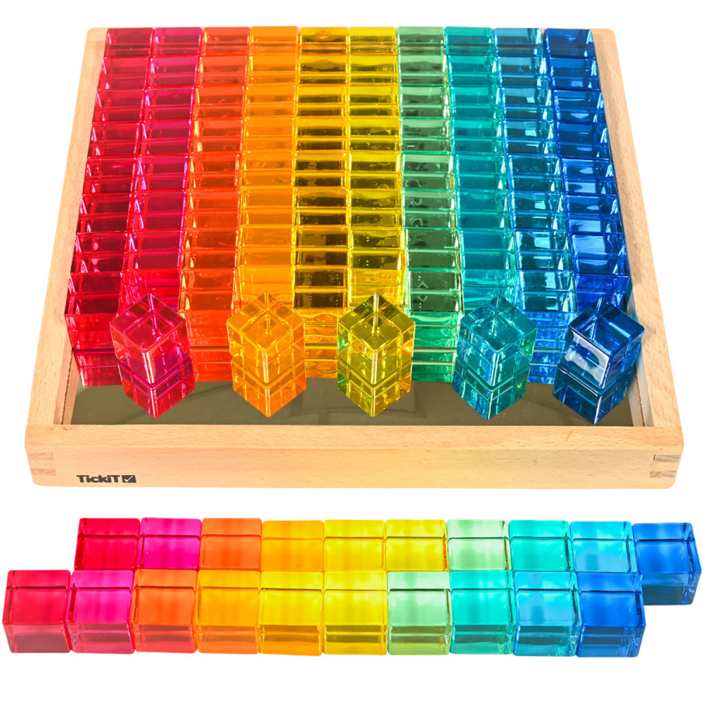 Tickit Gem Cube Mirror Tray MPN:CTU73548
