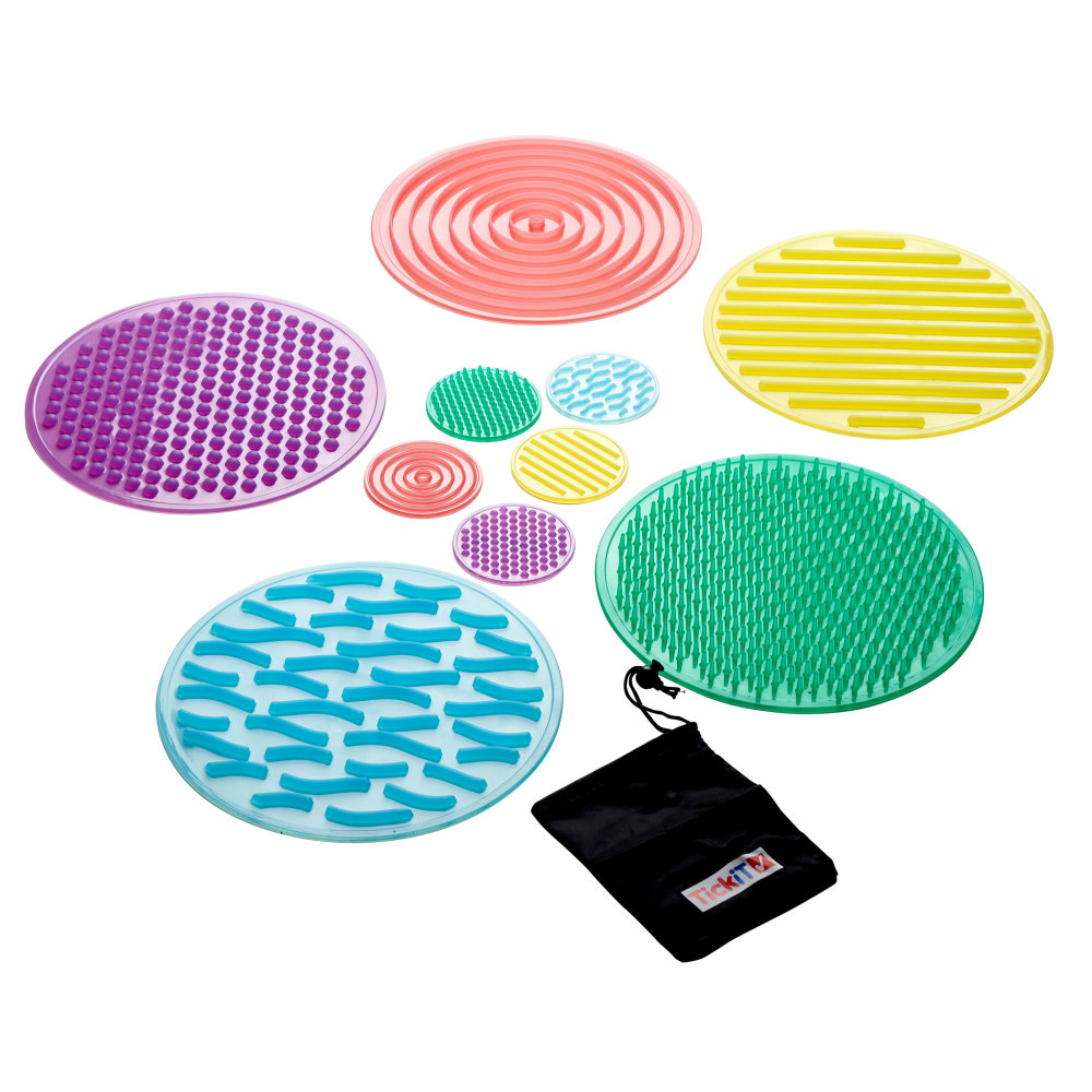 TickiT SiliShapes Sensory Circles, Multicolor, Set Of 10 Circles MPN:CTU9230