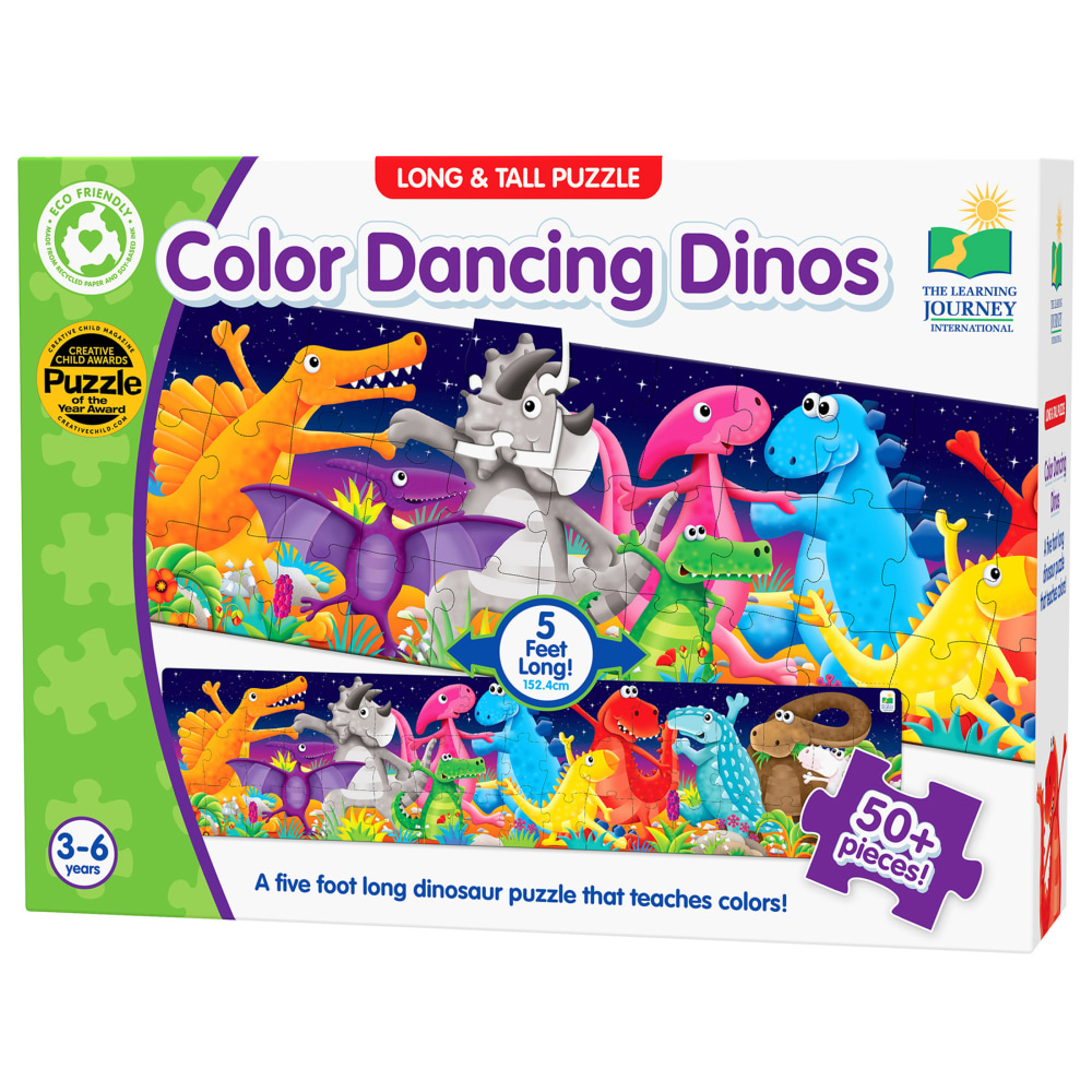 The Learning Journey Long & Tall Puzzles - Color Dancing Dinos MPN:LJI423929