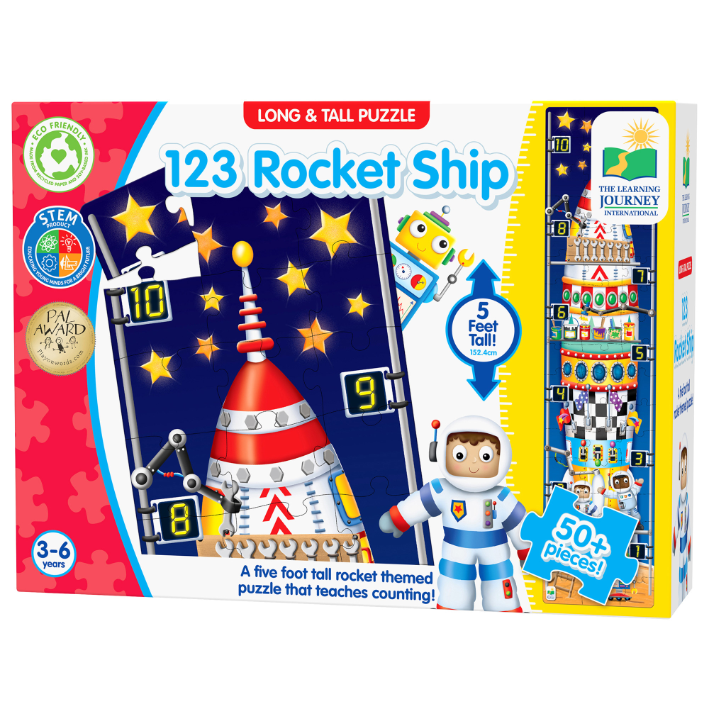 The Learning Journey Long & Tall Puzzles - 123 Rocketship MPN:LJI434284