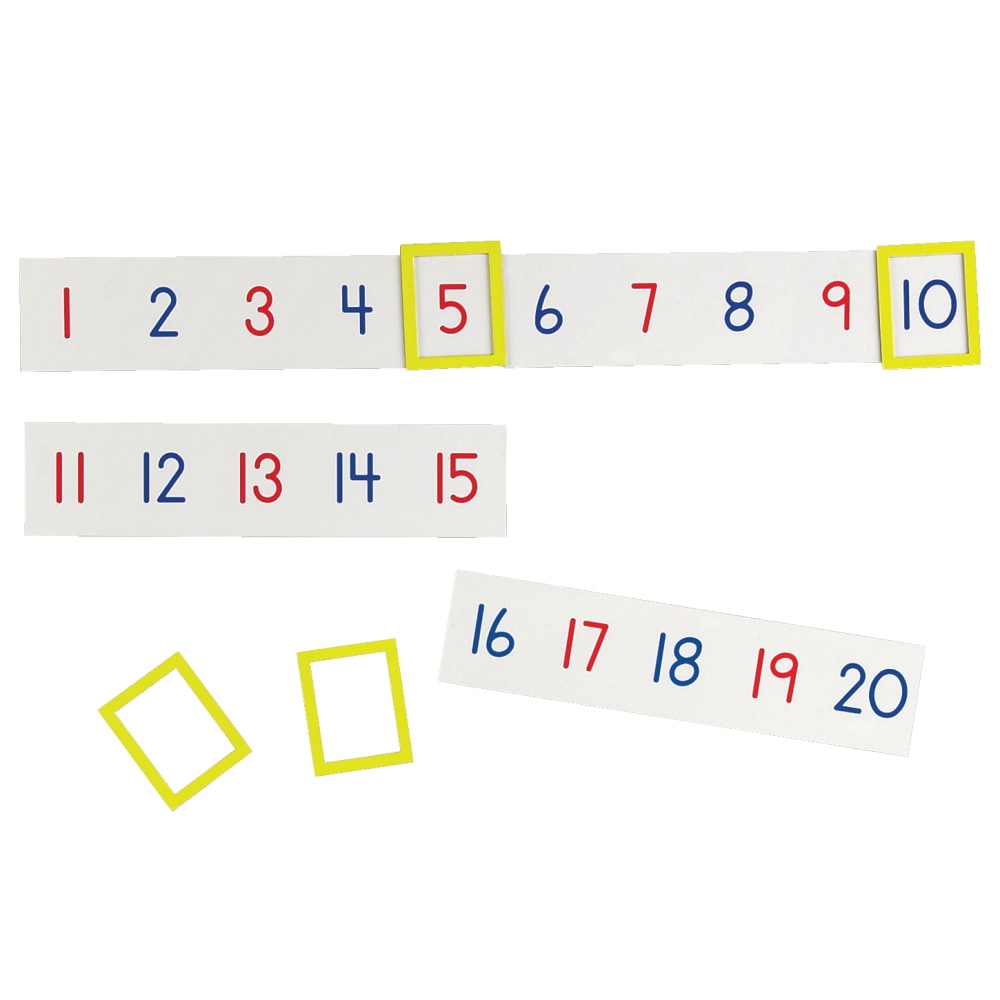 Learning Resources Magnetic Number Line Set, 2 1/4in x 9 1/2in, Multicolor, Pre-K - Grade 2 MPN:LER5194