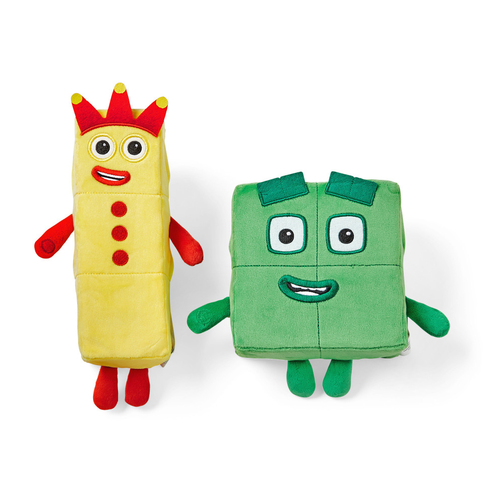 Hand2mind Numberblocks 3 & 4 Playful Pals Plush MPN:HTM94555