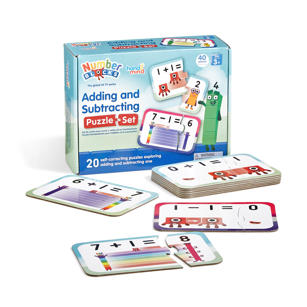 Hand2mind Numberblocks Adding And Subtracting Puzzle Set MPN:HTM95402