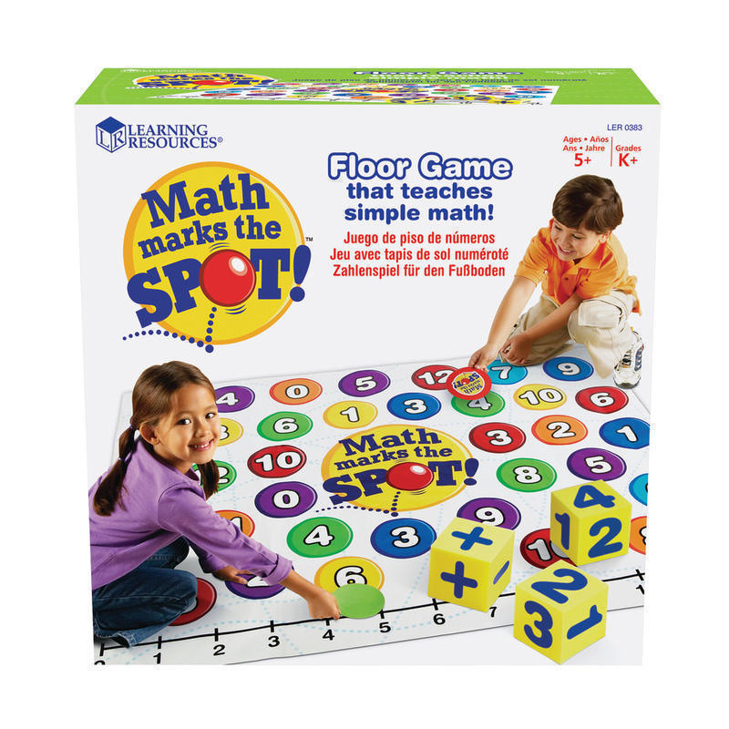 Learning Resources Math Marks The Spot Game, Ages 5-10 MPN:LER0383