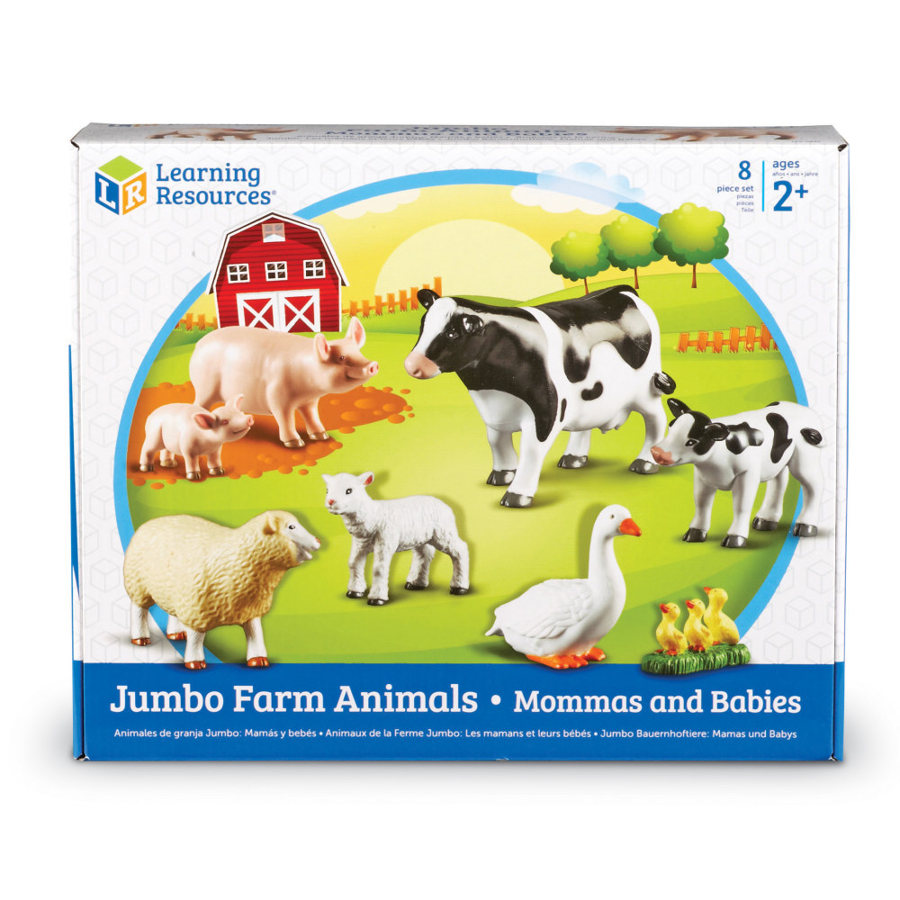 Learning Resources Jumbo Farm Animals: Mommas And Babies MPN:LER0835
