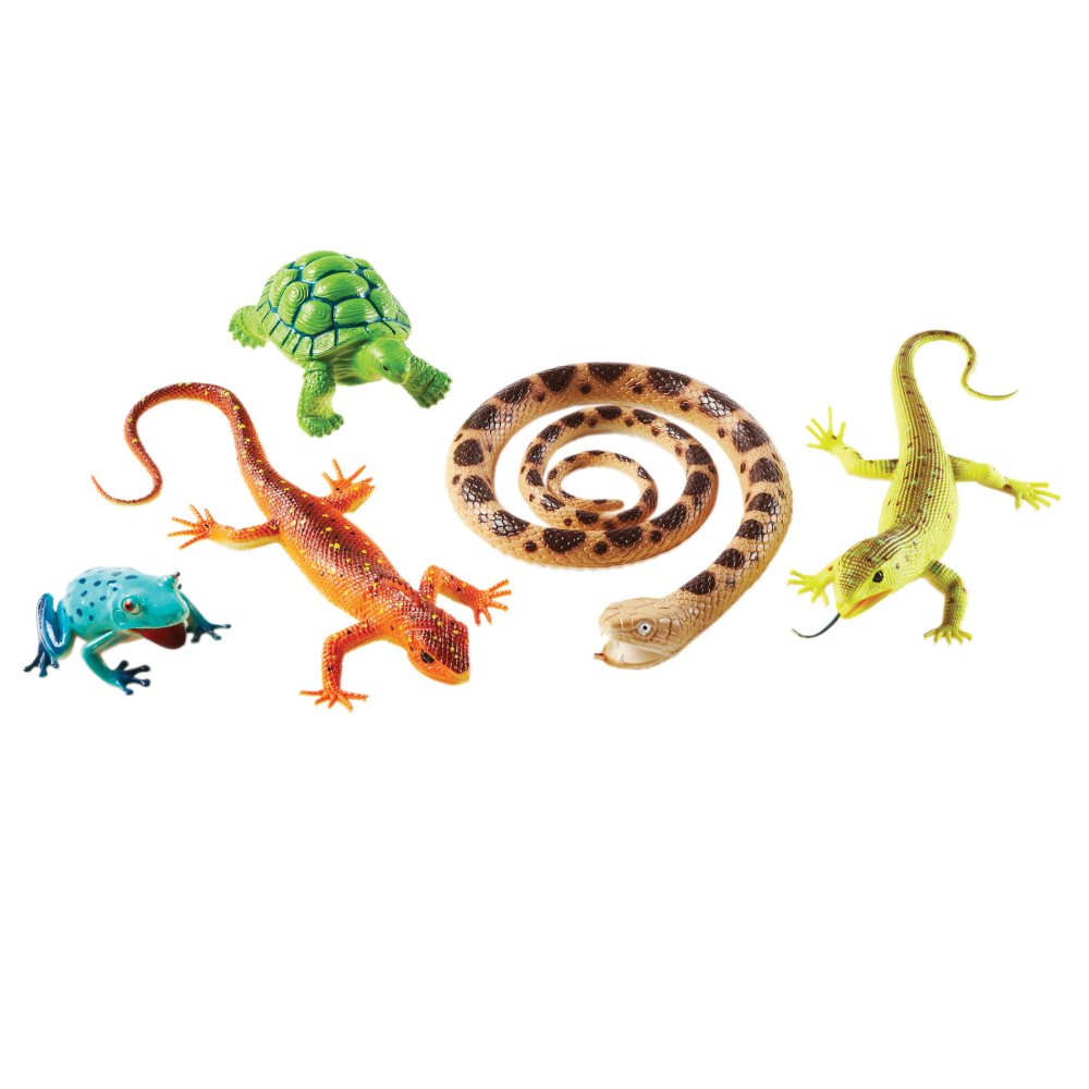 Learning Resources Jumbo Reptiles & Amphibians, Set Of 5 MPN:LER0838