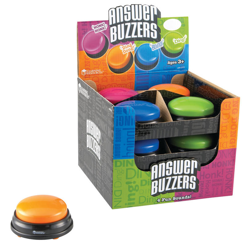 Learning Resources Answer Buzzers, Pack Of 12 MPN:LER3777