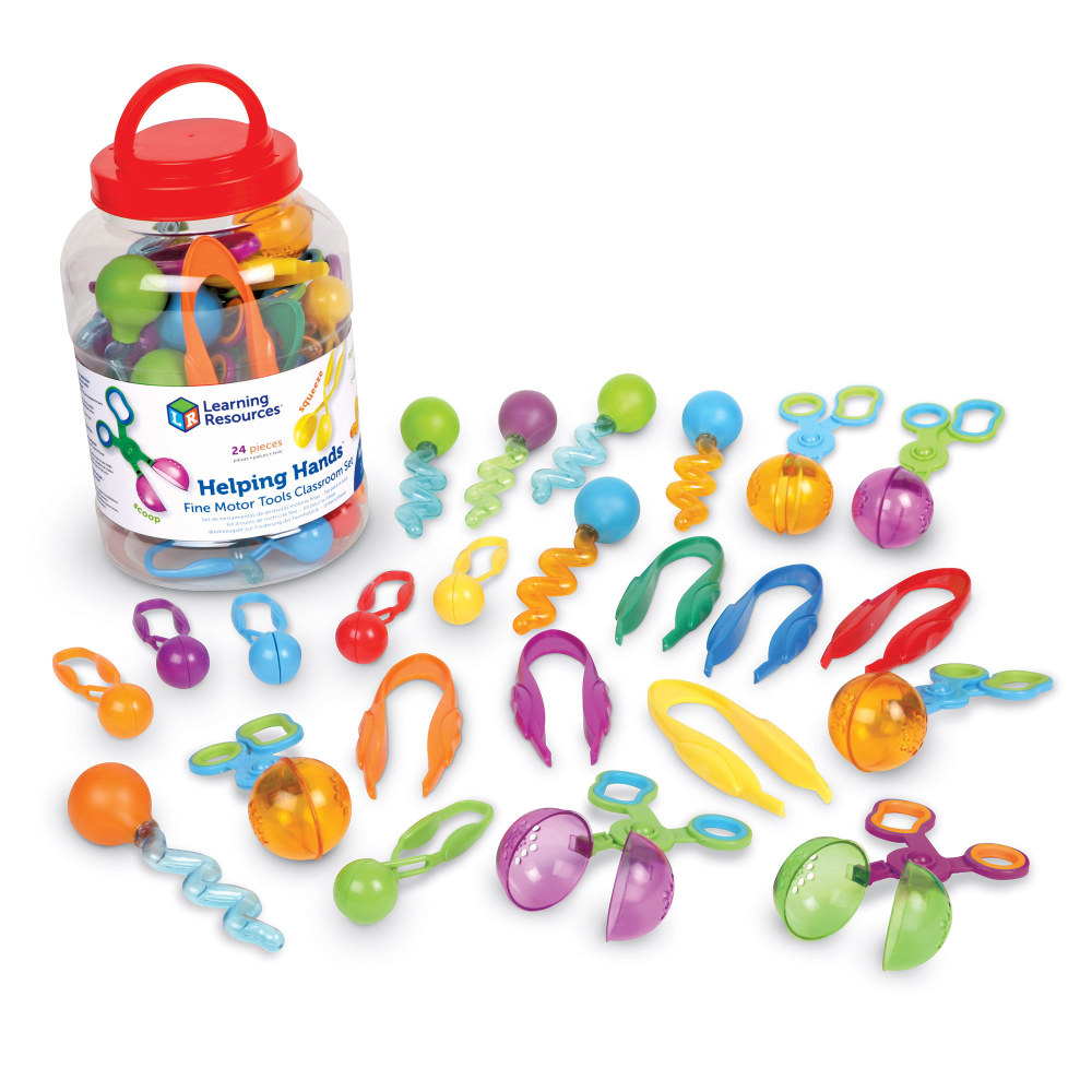 Learning Resources Helping Hands Fine Motor Tools Classroom Set MPN:LER5551