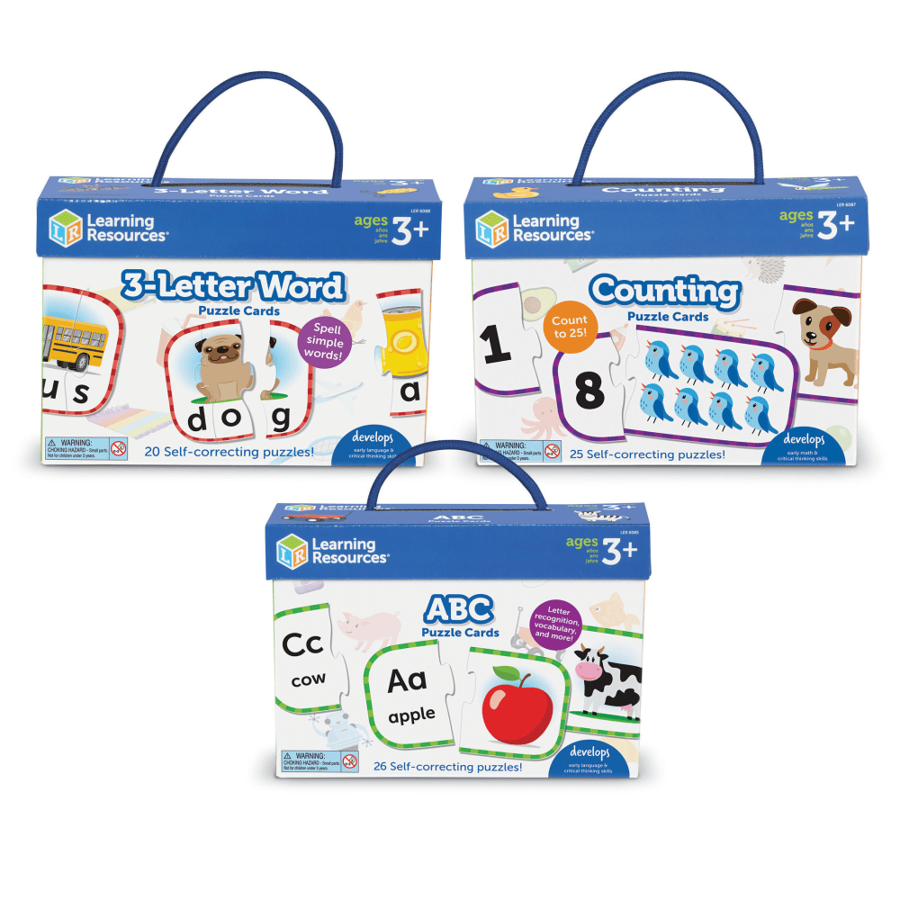 Learning Resources Puzzle Cards, Set Of 3 MPN:LER6090
