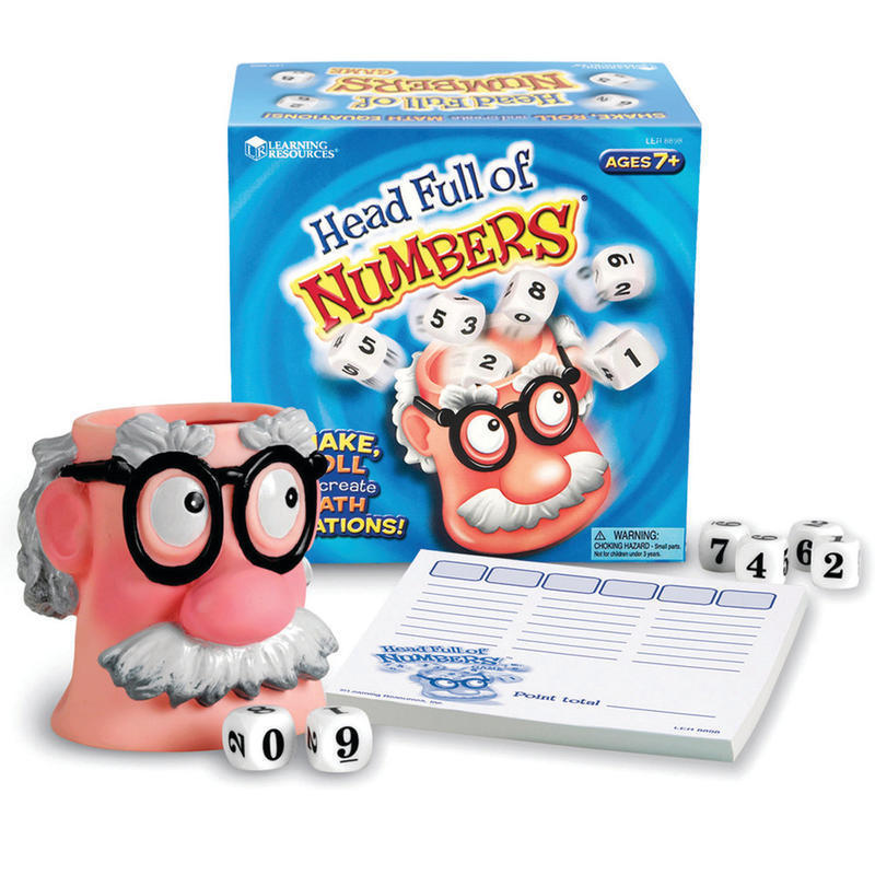 Learning Resources Head Full of Numbers Math Game, Grades 2-12 MPN:LER8898