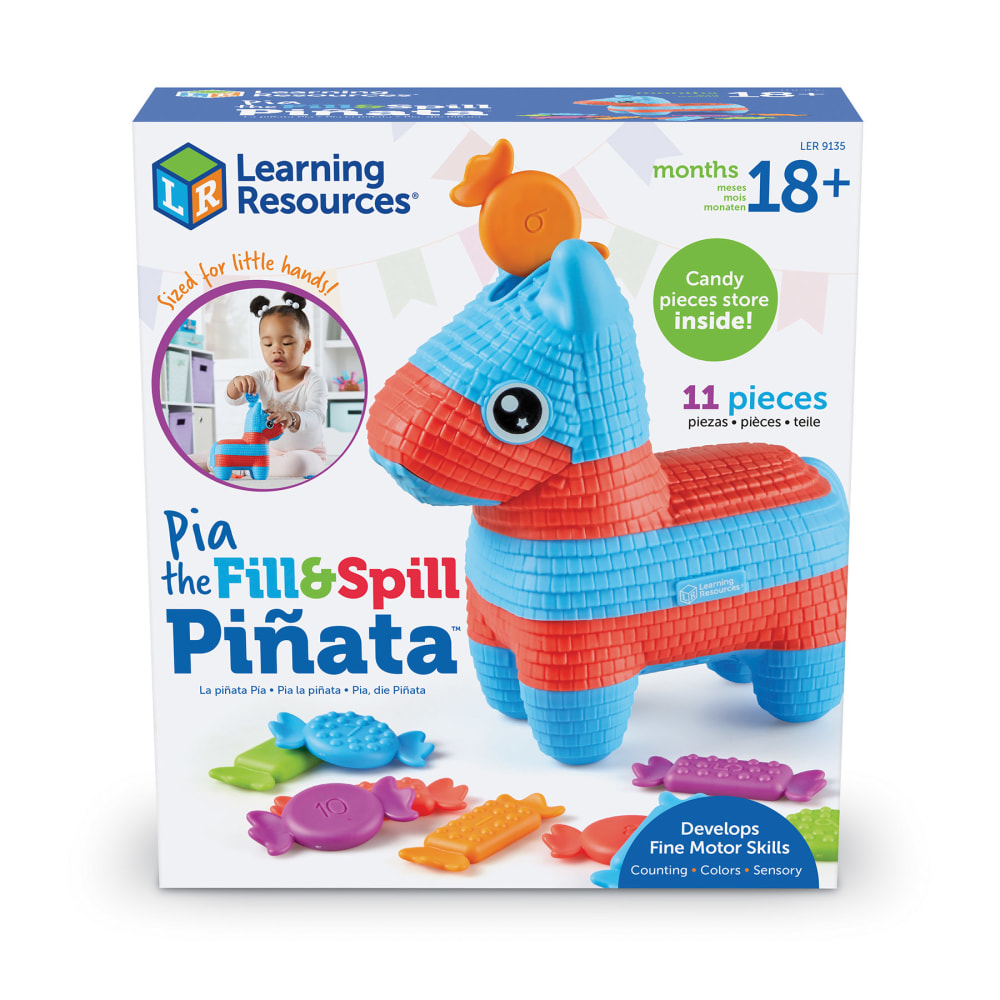 Learning Resources Pia The Fill & Spill Piñata, Multicolor, Pre-K MPN:LER9135