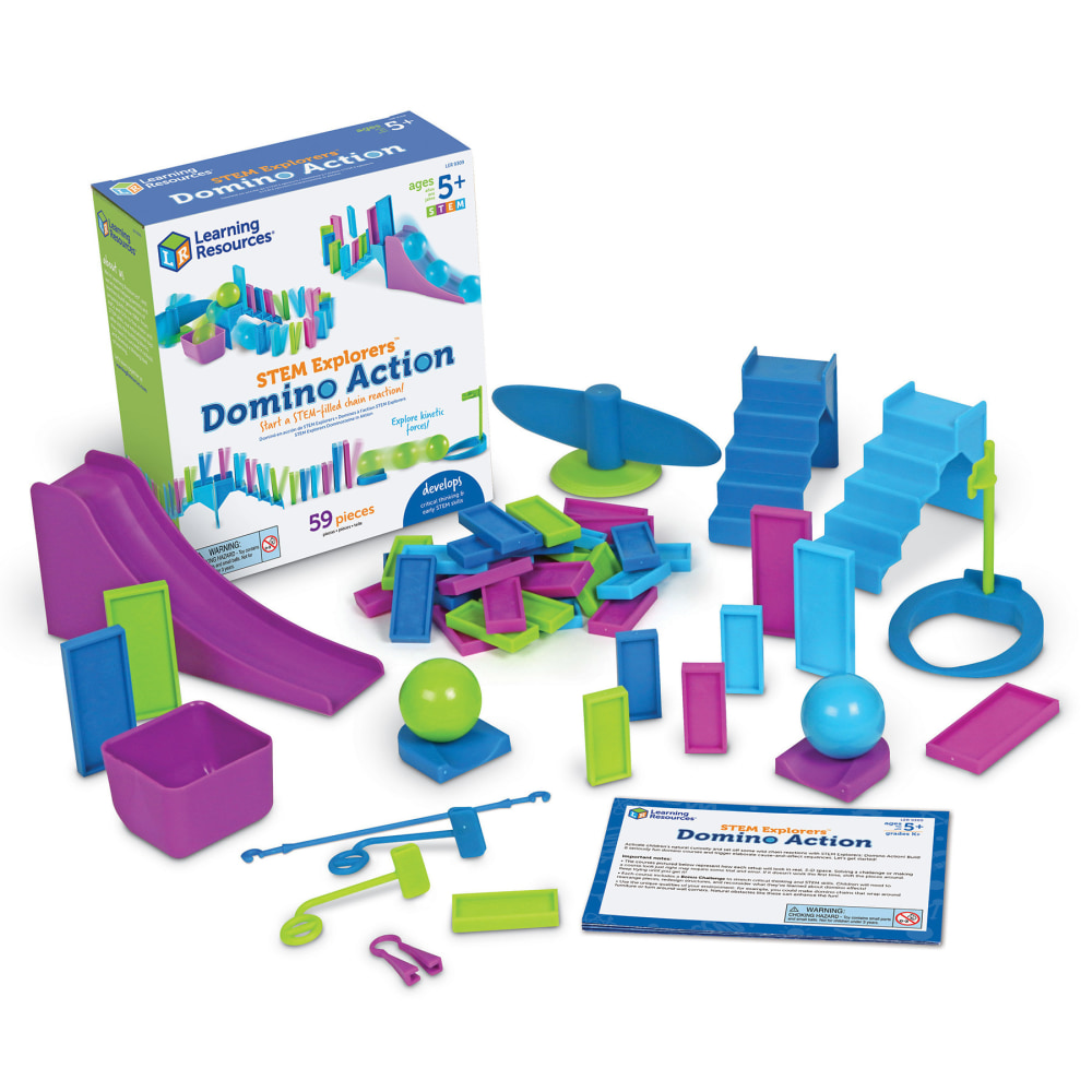 Learning Resources STEM Explorers Domino Action, 59 Pieces MPN:LER9309