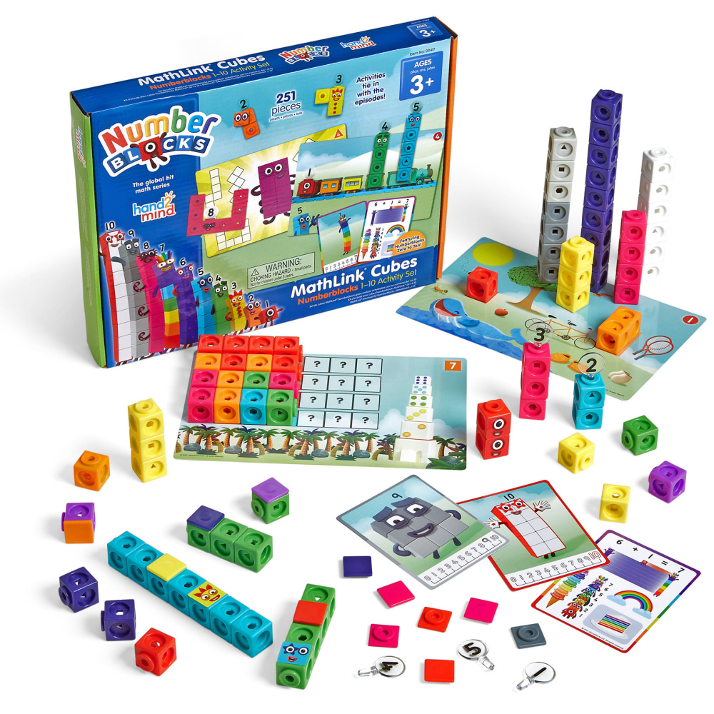 Hand2Mind Numberblocks Mathlink Cubes 1-10 Activity Set MPN:HTM93417
