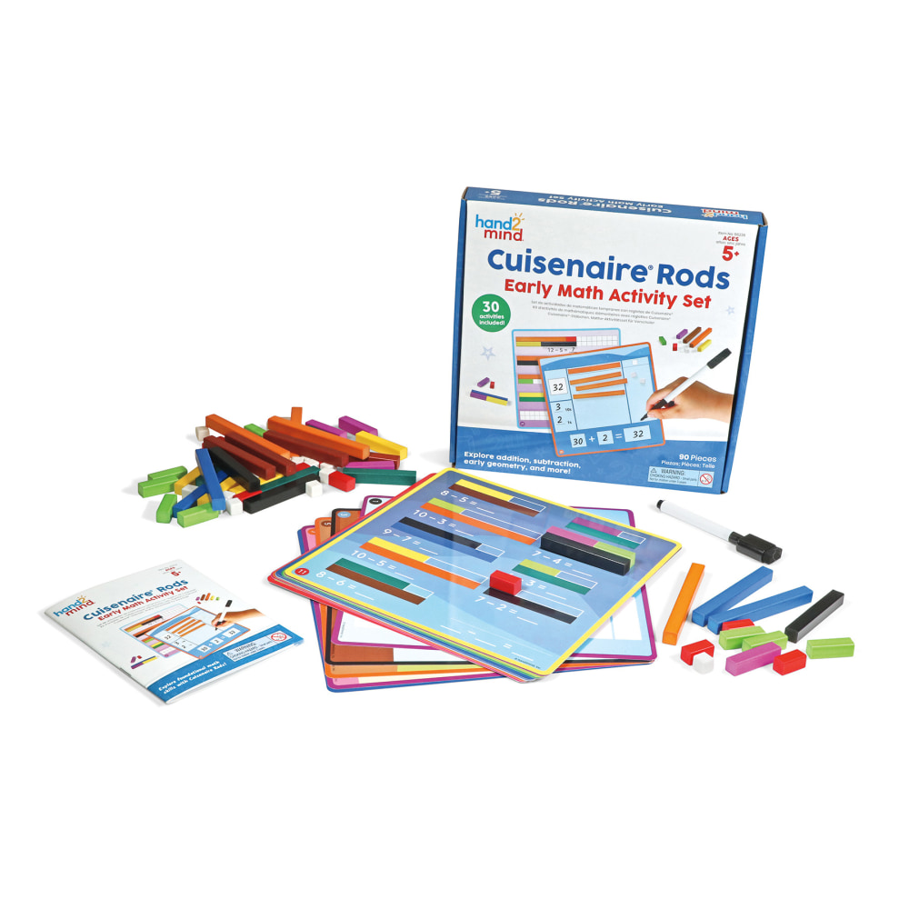 Hand2Mind Cuisenaire Rods Early Math Activity Set, K - 2 MPN:HTM96236