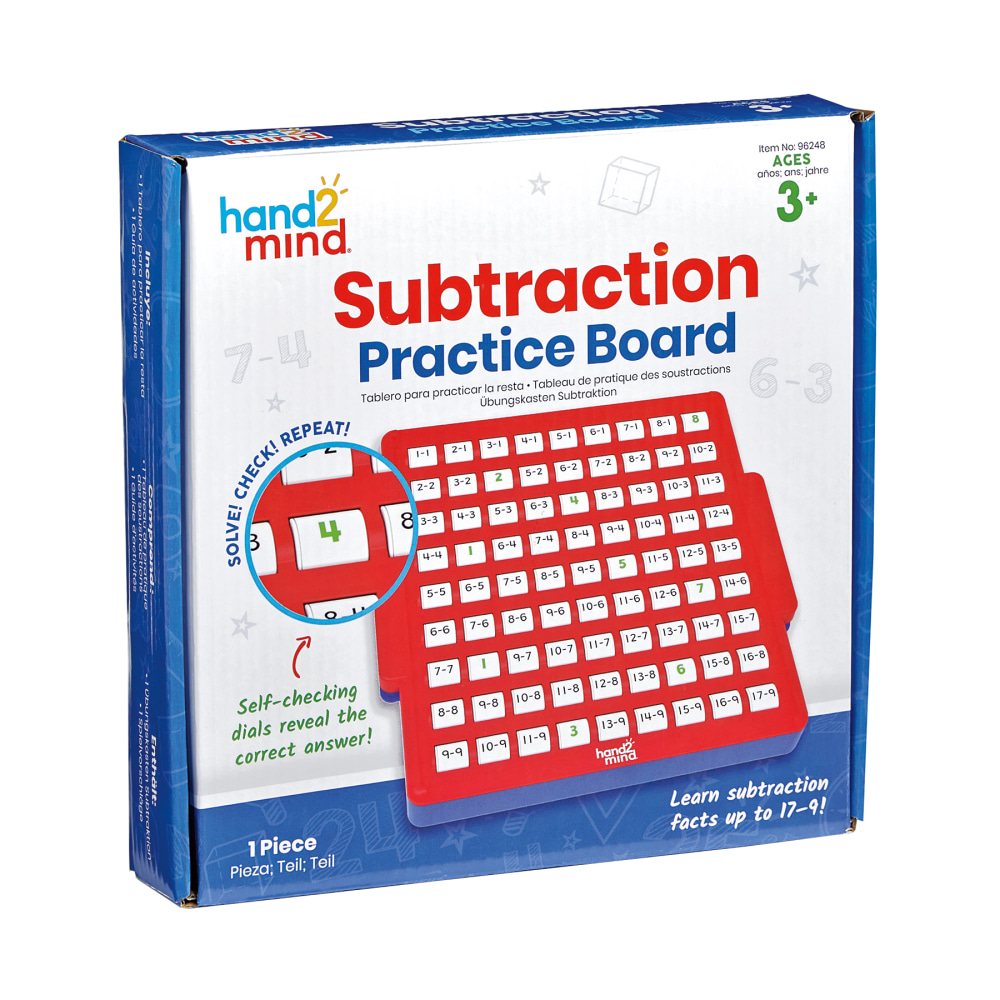 Hand2Mind Interactive Math Facts Board, Subtraction MPN:HTM96248