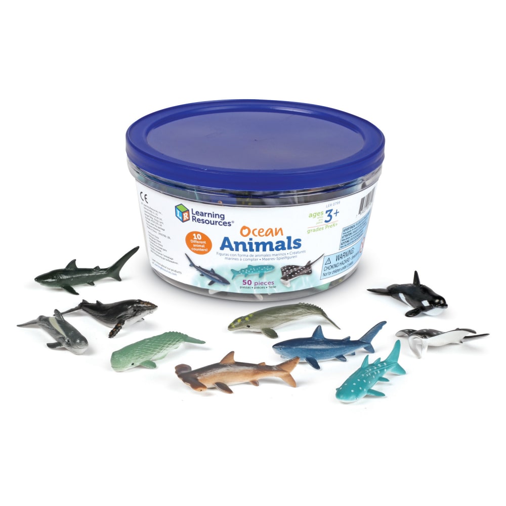 Learning Resources Ocean Creatures, Set Of 50 MPN:LER0799