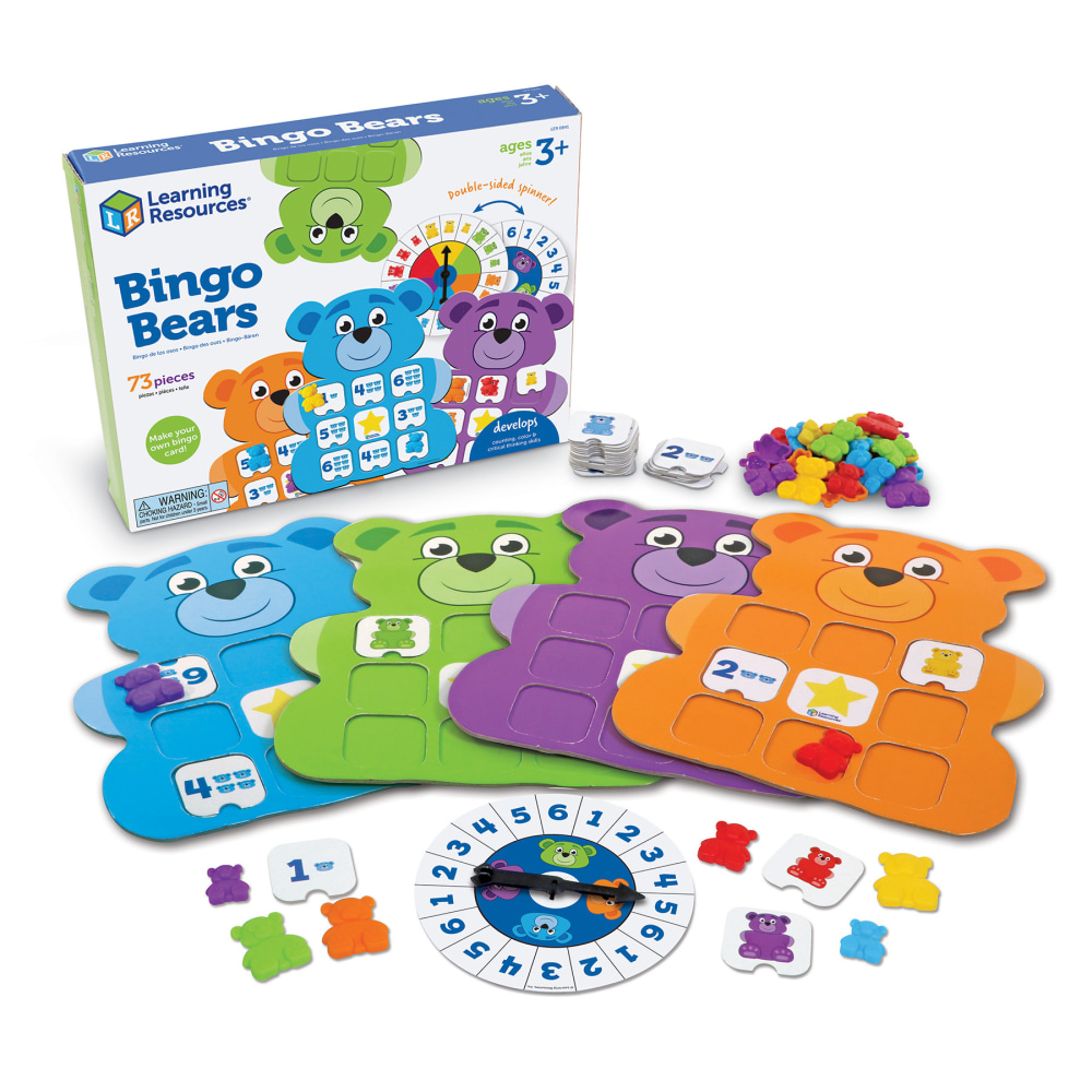 Learning Resources Bingo Bears Game, Multicolor MPN:LER0841