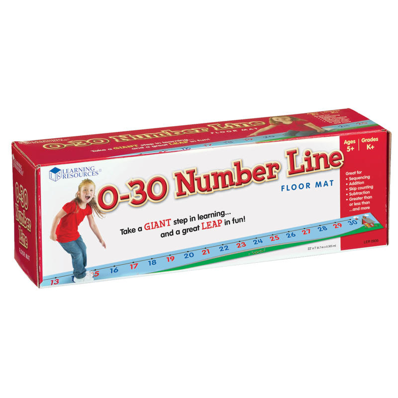 Learning Resources 0-30 Number Line Floor Mat MPN:LER0935