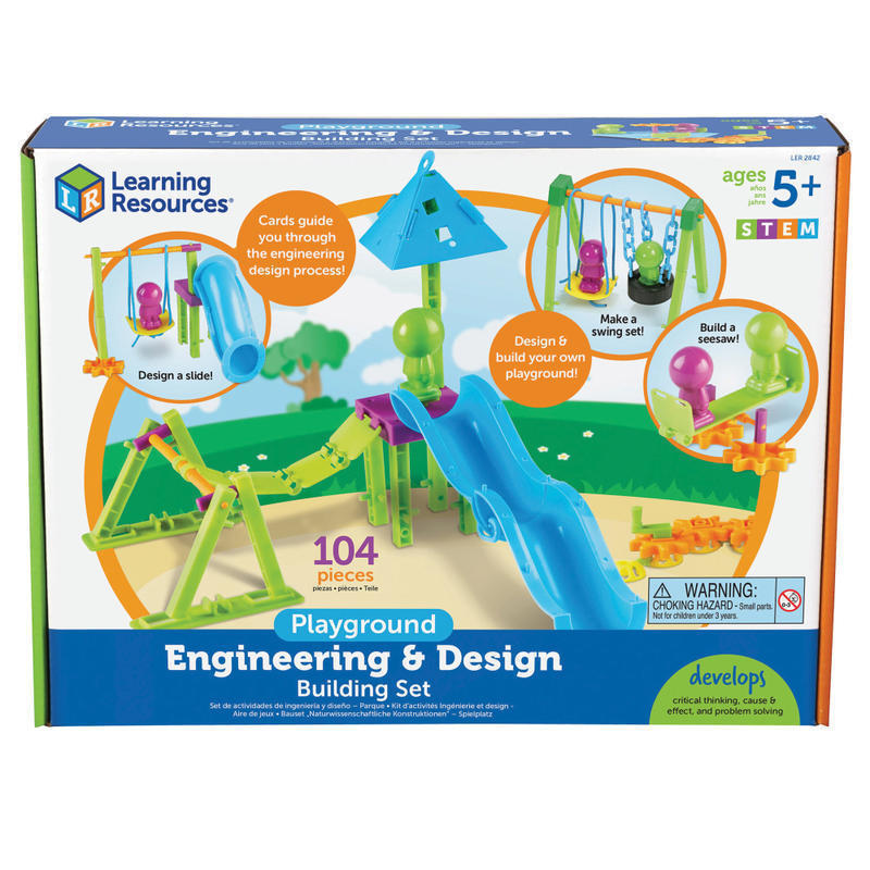 Learning Resources STEM Playground Engineering And Design Building Set, Kindergarten - Grade 4 MPN:LER2842