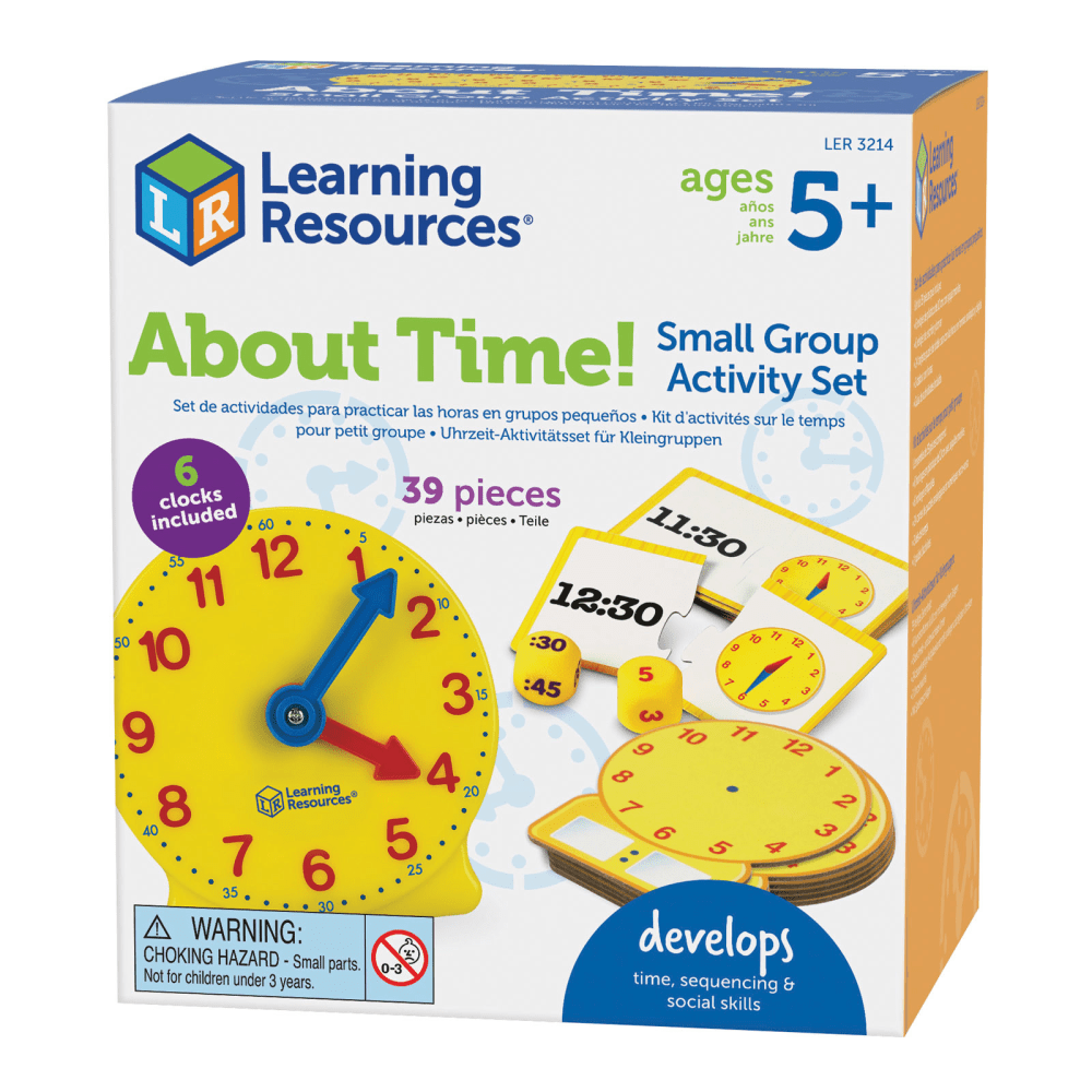 Learning Resources About Time! Small Group Activity Set MPN:LER3214