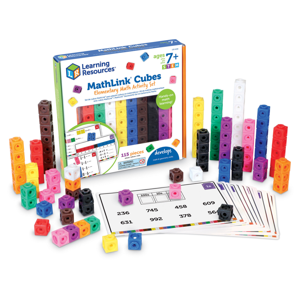 Learning Resources Mathlink Cube Math Activity Set MPN:LER4299