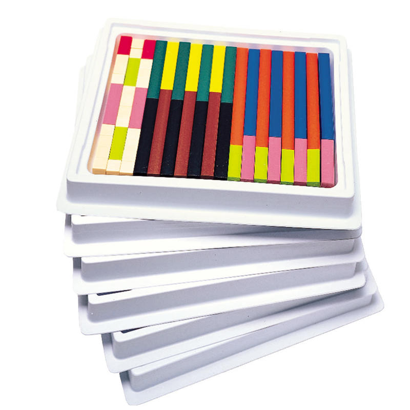 Learning Resources Connecting Cuisenaire Rods Introduction Sets, Assorted Colors, Grades Pre-K - 9, Pack Of 6 MPN:LER7502
