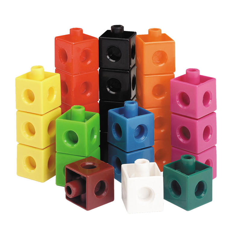 Learning Resources Snap Cubes, 3/4inH x 3/4inW x 3/4inD, Assorted Colors, Grades Pre-K - 9, Pack Of 1, 000 MPN:LER7586