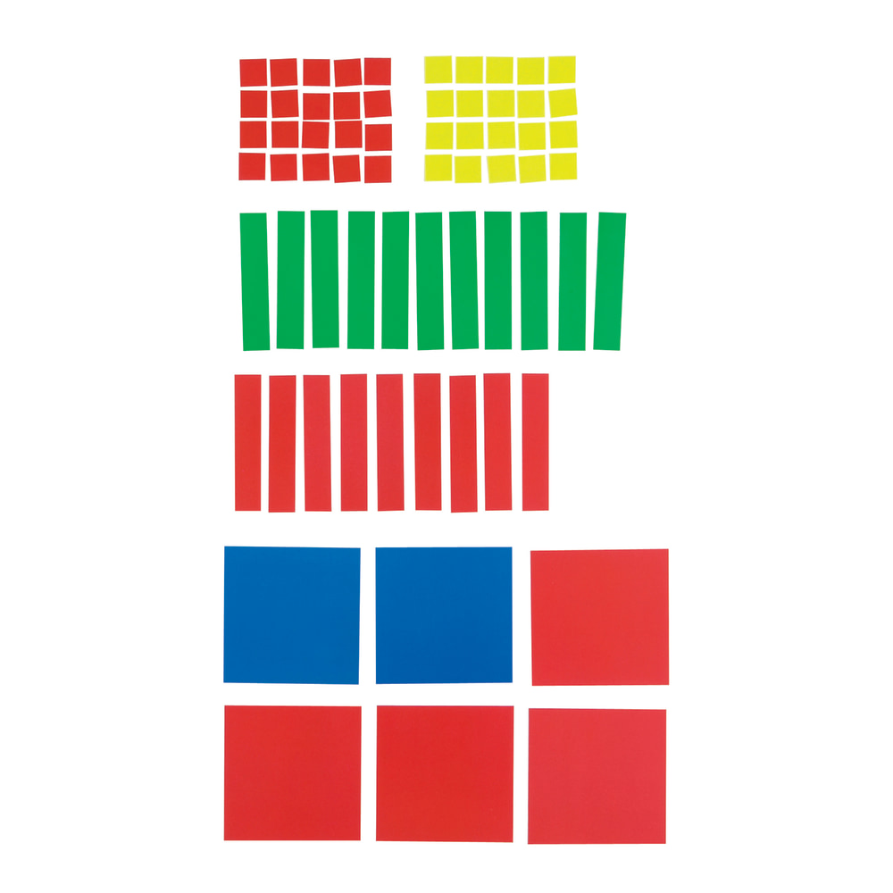 Learning Resources Magnetic Algebra Tiles, Grades 6 - 12, Pack Of 72 MPN:LER7641