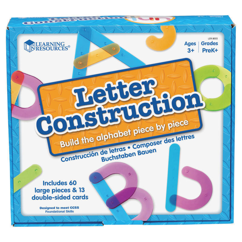 Learning Resources Letter Construction Activity Set, Pre-K - Grade 4 (Min Order Qty 2) MPN:LER8555