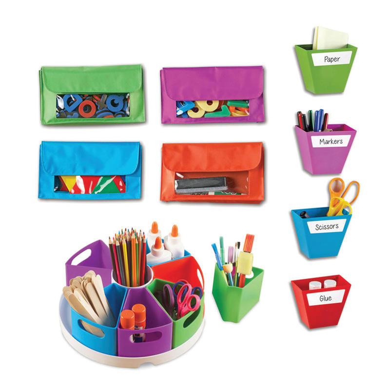 Learning Resources Create-a-Space Classroom Organization 18-Piece Bundle MPN:LER3808