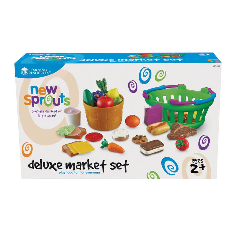 Learning Resources New Sprouts Deluxe Market Set, Grades Pre-K - 3 MPN:LER9725