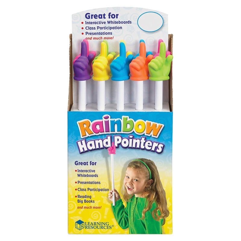 Learning Resources 15in Rainbow Hand Pointers, Set of 10 MPN:LER1968