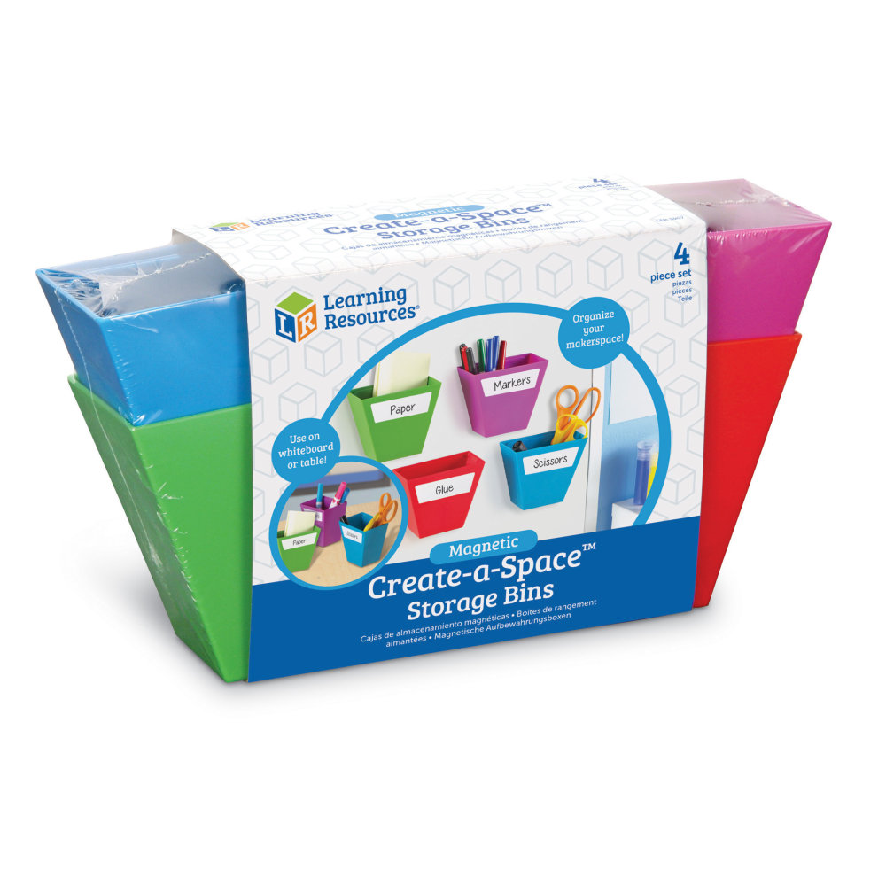 Learning Resources Magnetic Create-a-Space Storage Bins MPN:LER3807