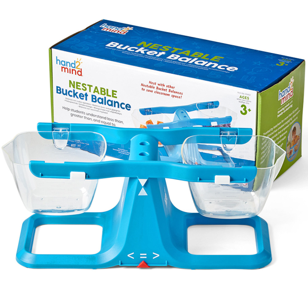 Hand2Mind Nestable Bucket Balance, Single MPN:HTM93402