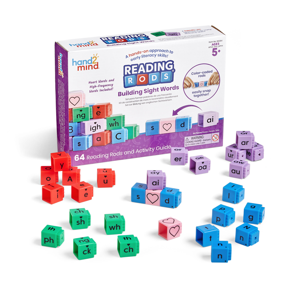 Hand2Mind Reading Rods Beginning Words Set MPN:HTM95394