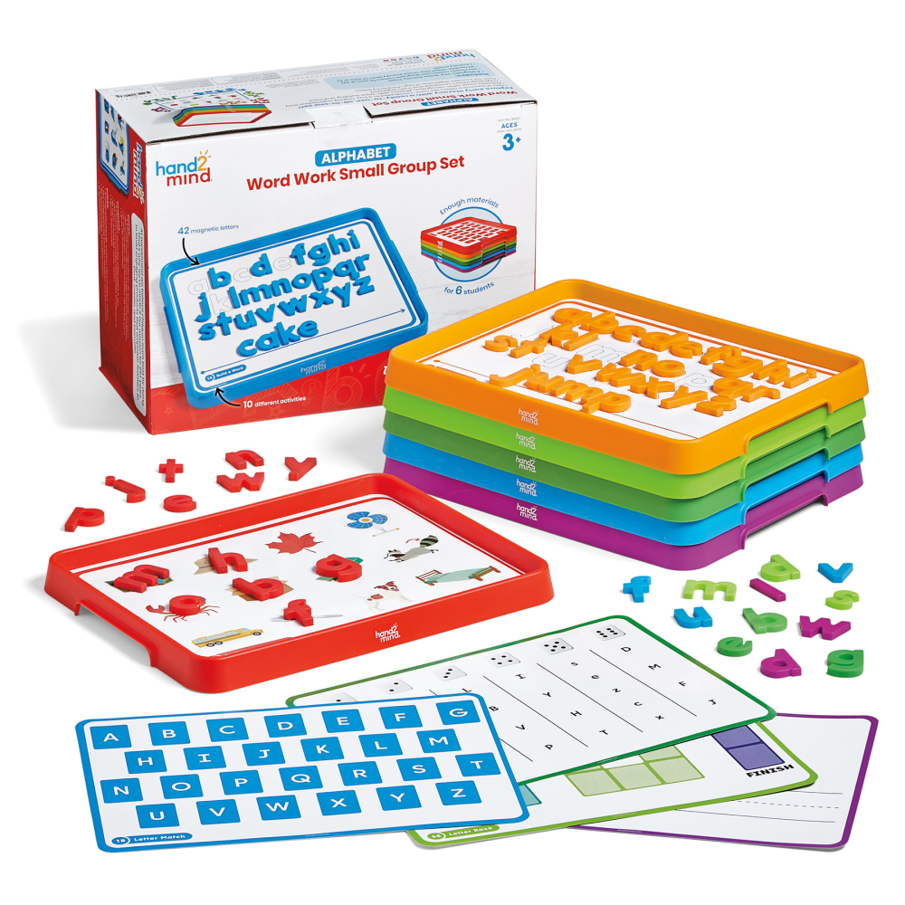 Hand2Mind Alphabet Word Work Small Group Set, Multicolor, Pre-K - 1 MPN:HTM96207