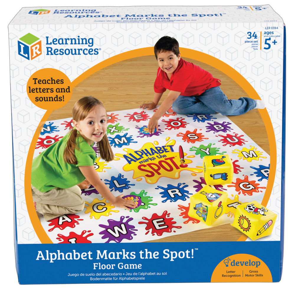 Learning Resources Alphabet Marks The Spot Game MPN:LER0394