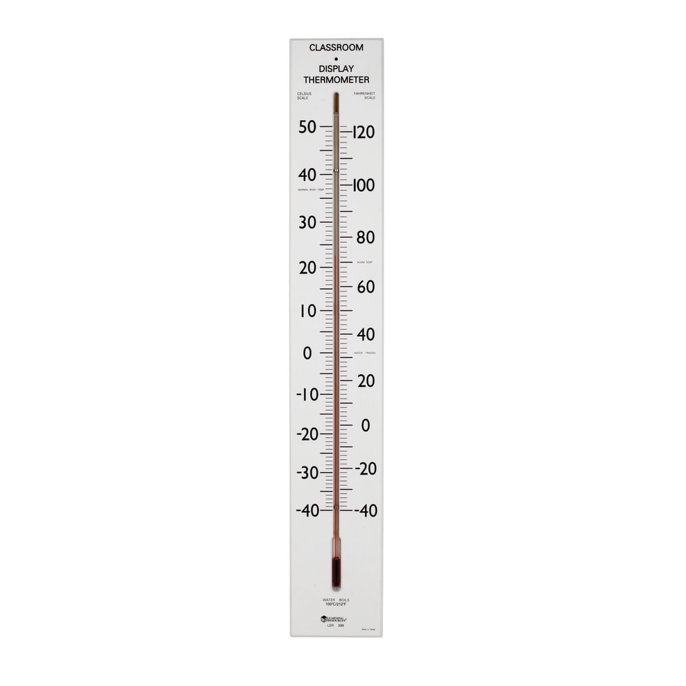 Learning Resources Giant Classroom Thermometer, Pre-K - Grade 12 MPN:LER0399